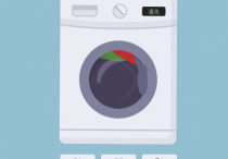 【说站】云洗衣机HTML5源码 朋友圈在线洗衣服